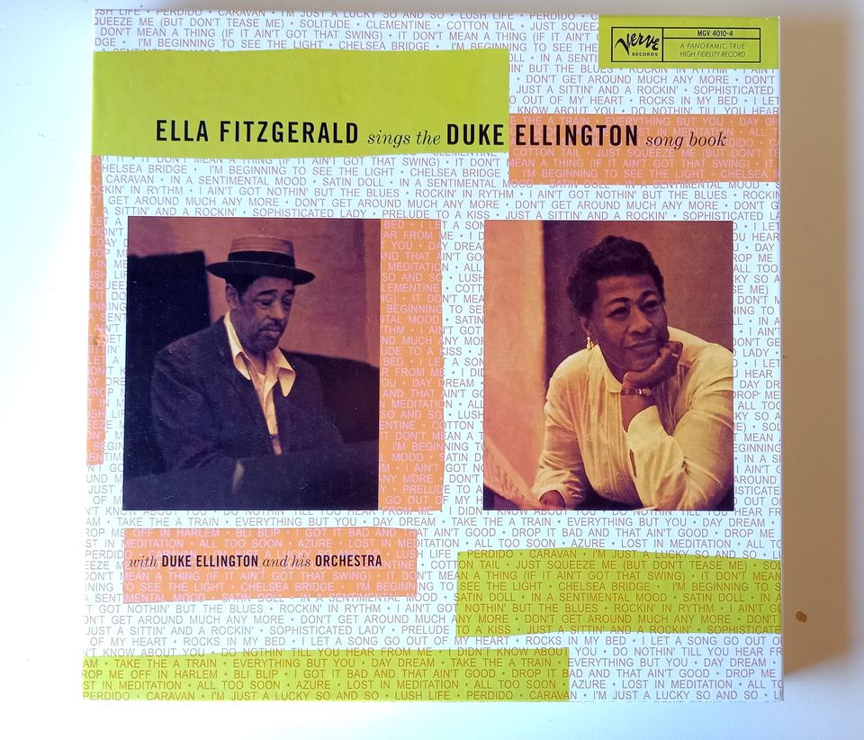 Ella Fitzgerald Sings The Duke Ellington Song Book LP