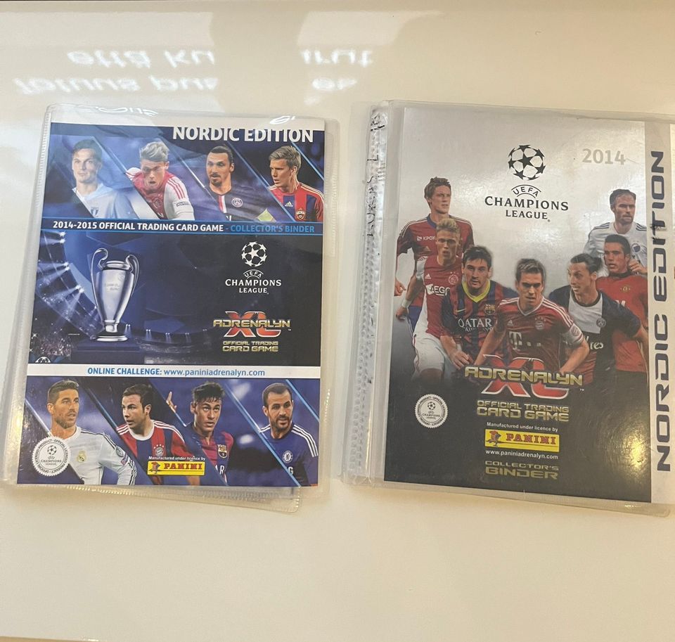 Jalkapallo kortteja vuosilta 2012-2015