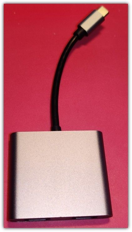 USB-C - HDMIx2 & USB 3.0 & PD -adapteri