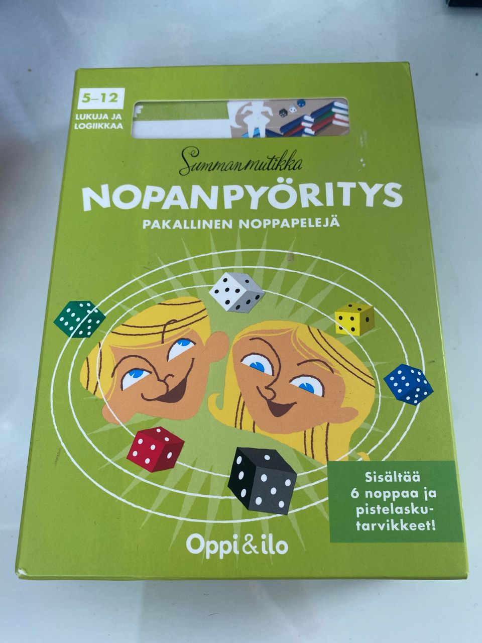 Oppi&Ilo Nopanpyöritys-peli