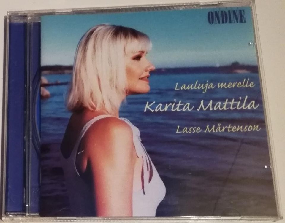 CD Karita Mattila, Lasse Mårtenson. Lauluja merelle