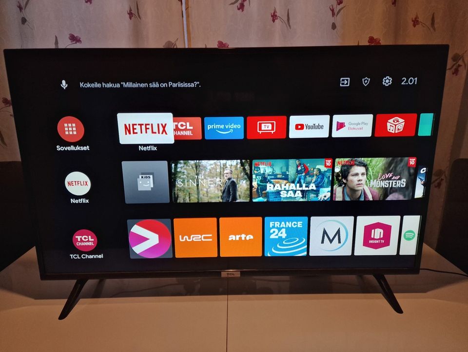 Tcl 40 android 4k uhd smart tv