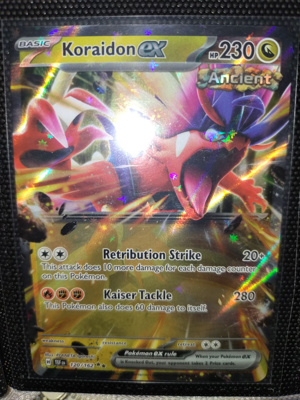 Pokemon Koraidon EX 120/162