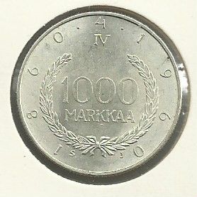 Juhlaraha Suomen markka 100 vuotta