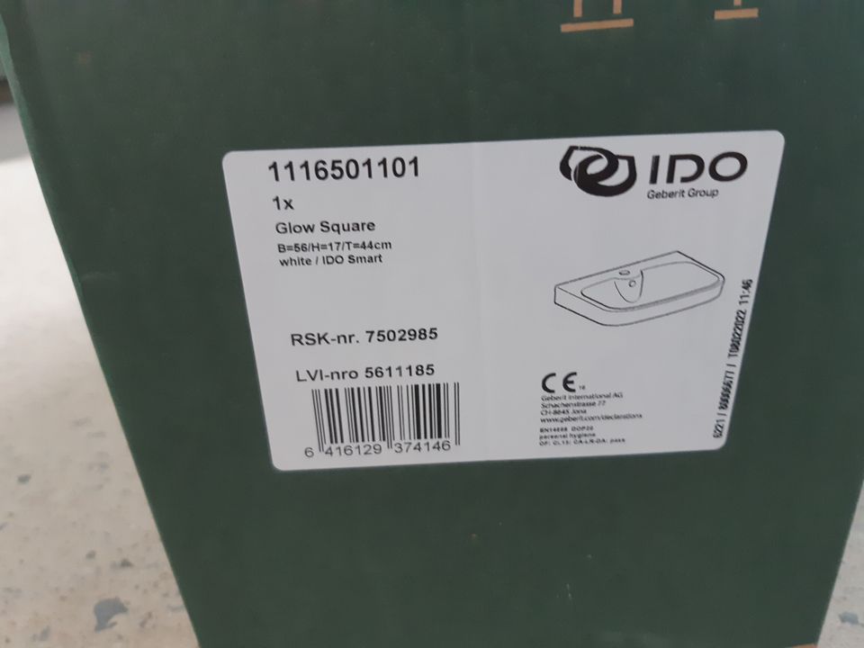 Ido Glow 560 mm pesualtaita, 2 kpl