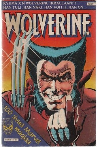 Wolverine sarjakuvalehtiä/albumeita - yhteensä 7 kpl, suomenkielisiä