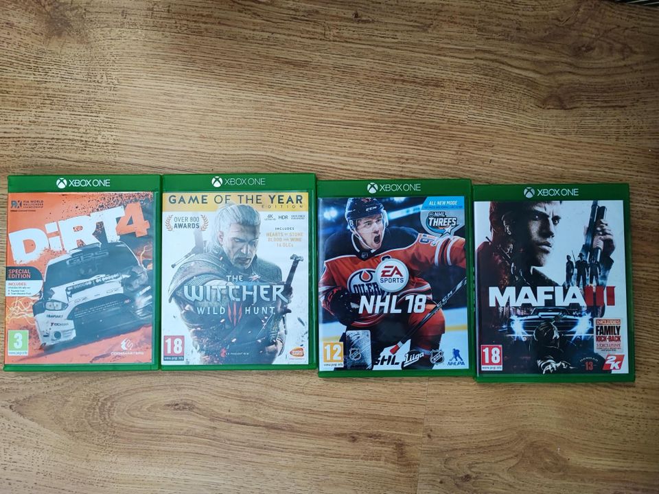 Xbox one pelejä