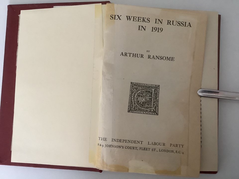 Six weeks in Russia in 1919