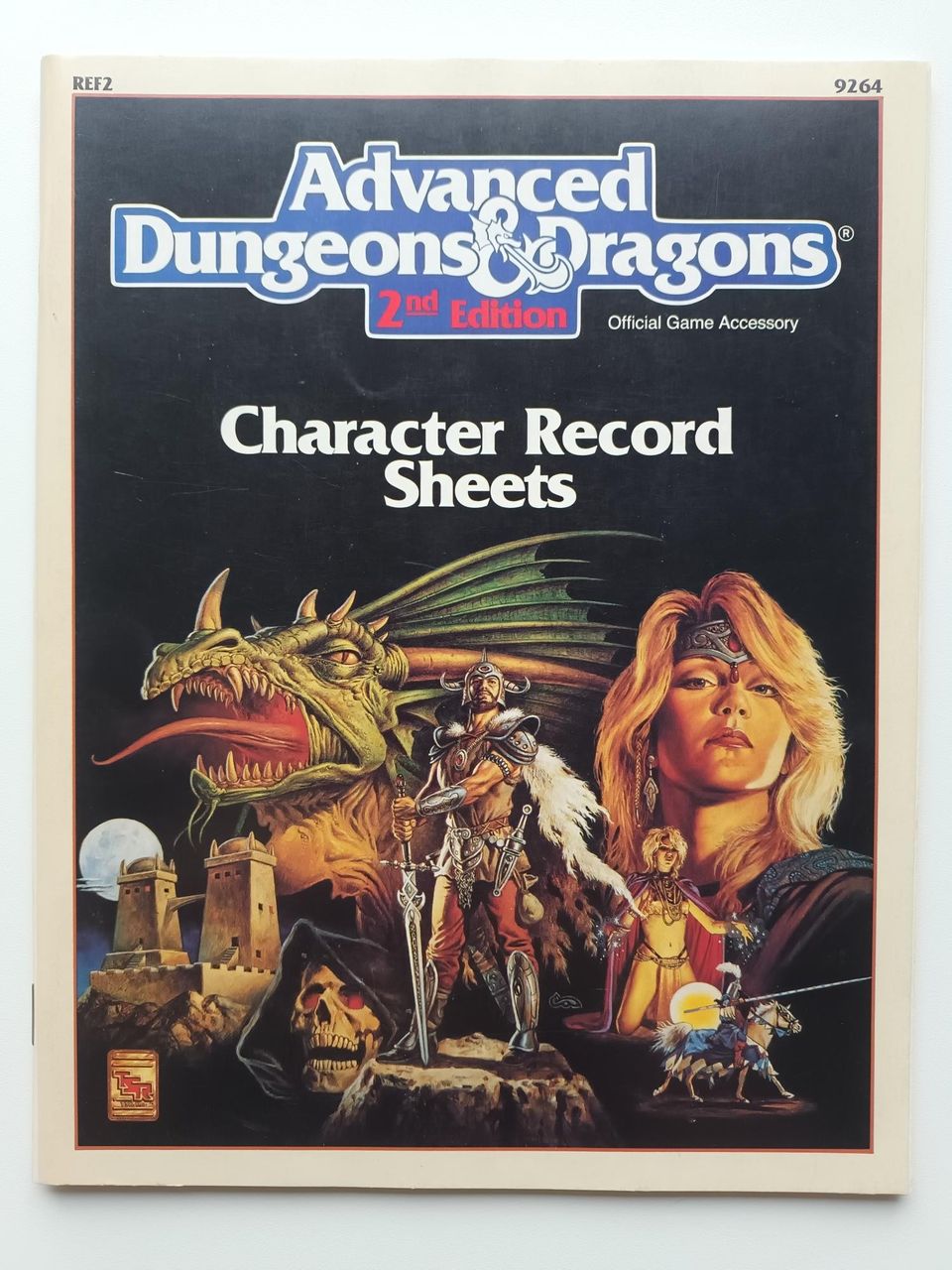 Advanced Dungeons & Dragons Character record sheets