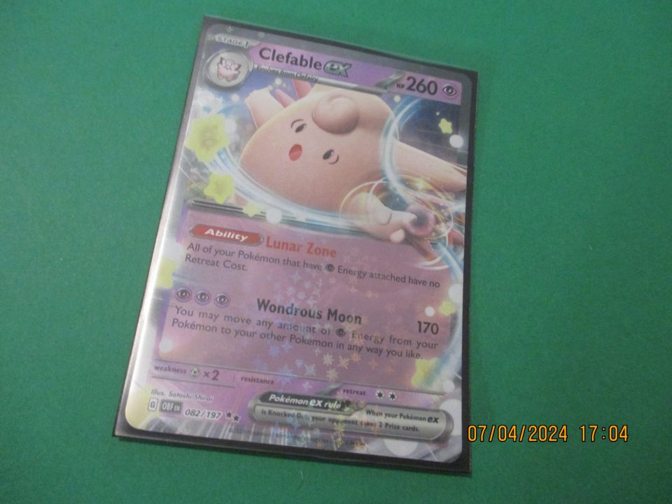 CLEFABLE  EX  082/197  DOUBLE RARE