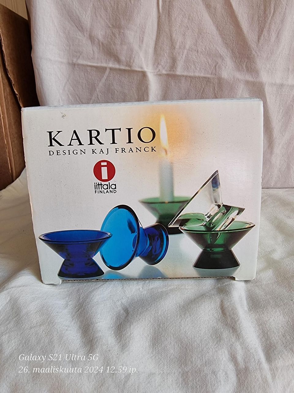 Iittala kartio kynttilänjalat