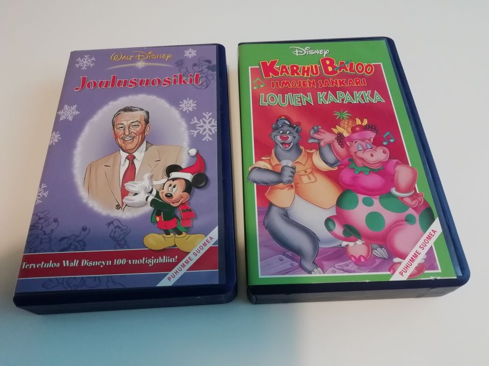 Disney VHS-elokuvia