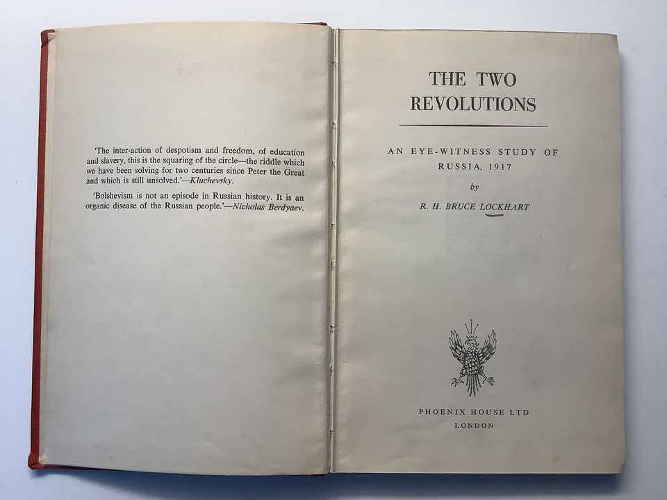 R.H. Bruce Lockhart The two revolutions