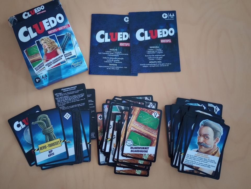 Cluedo korttipeli