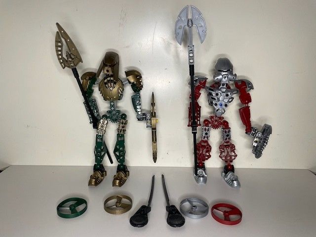 BIONICLE 8762 Toa Iruini ja 8763 Toa Norik