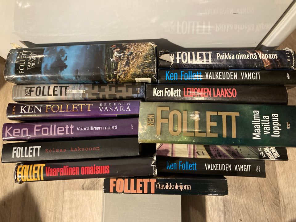 Ken Follett - kirjoja 13 kpl