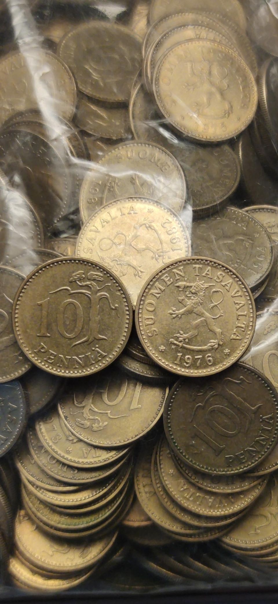 10 penniä 1963-1982 1.5kg