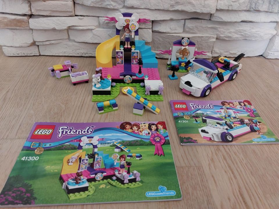 Lego Friends 41300 Pentumestaruuskisat ja 41301 Pentuparaati