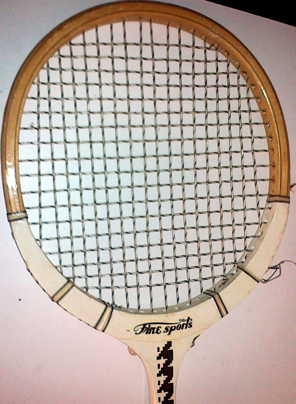 Puinen retro squash-maila Fine Sports