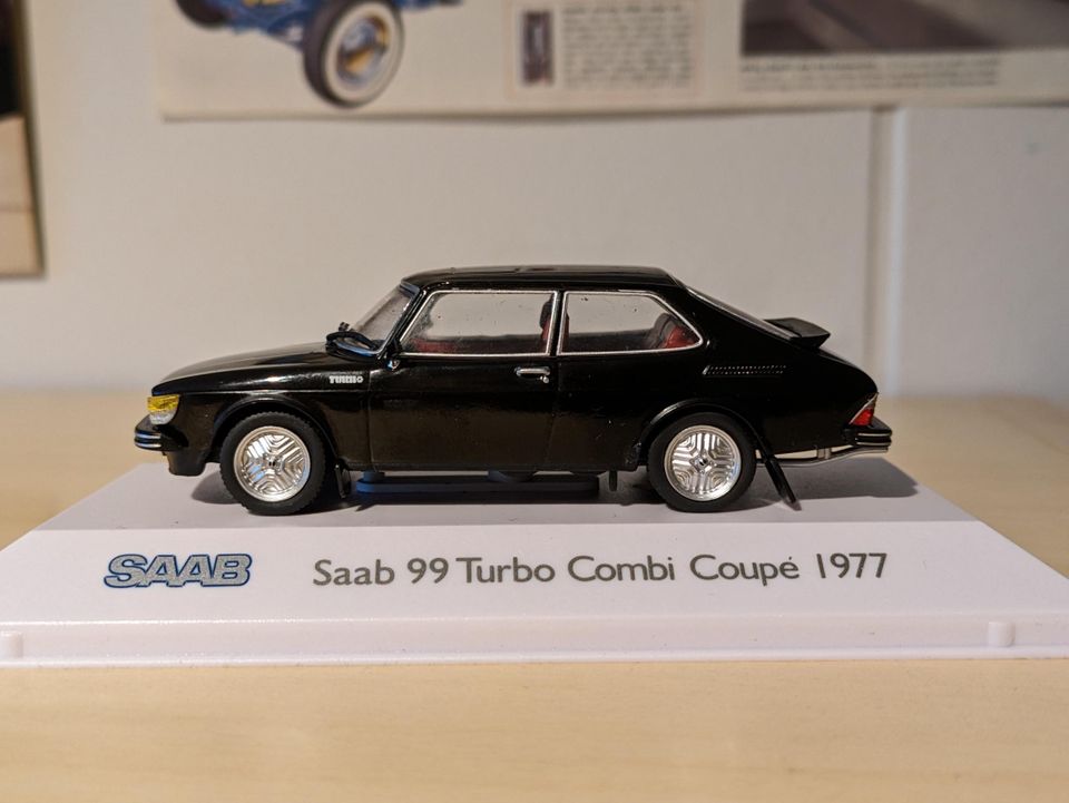 Pienoismalli Saab 99 Turbo coupe 1977