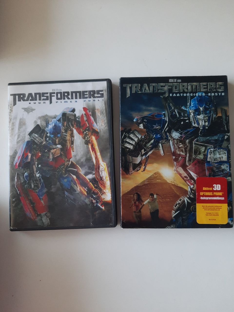 Transformers elokuvia 4 kpl