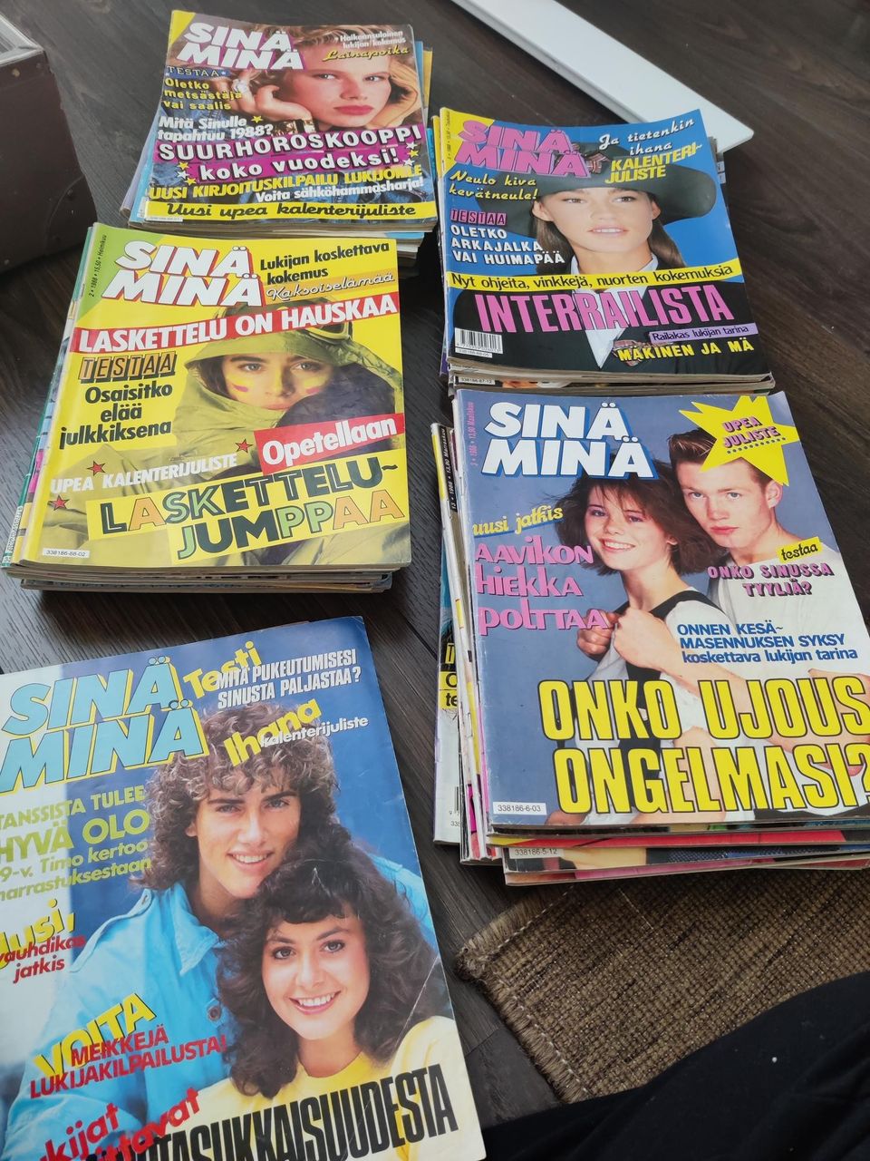 Sinäminä -lehtiä 1985-1989