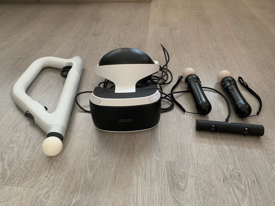 PS VR + move motion ohjaimet, VR Aim Controller ”pyssy”