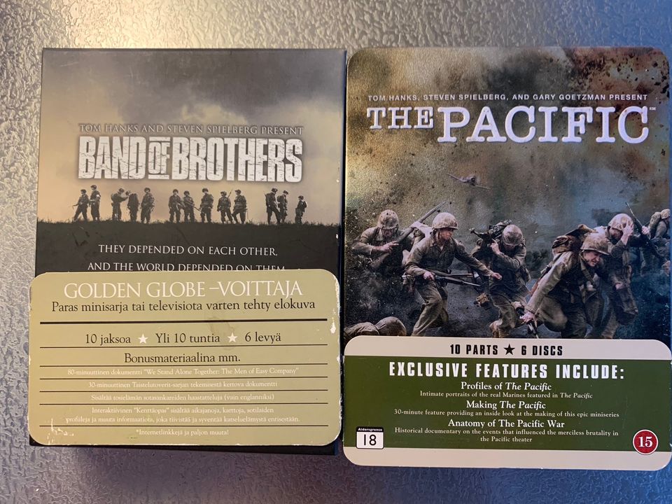 Band of Brothers ja The Pacific DVD