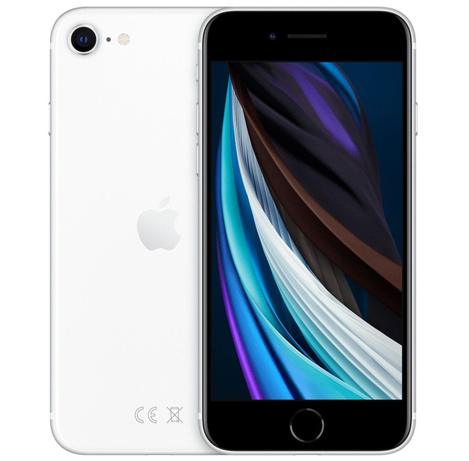 Apple iphone se 2020 64gb, valkoinen, reused (käytetty) takuu 24kk