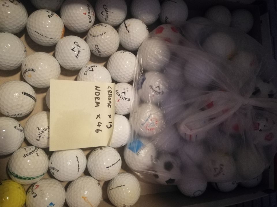 Callawayn käytetyt Golf pallot 46kpl