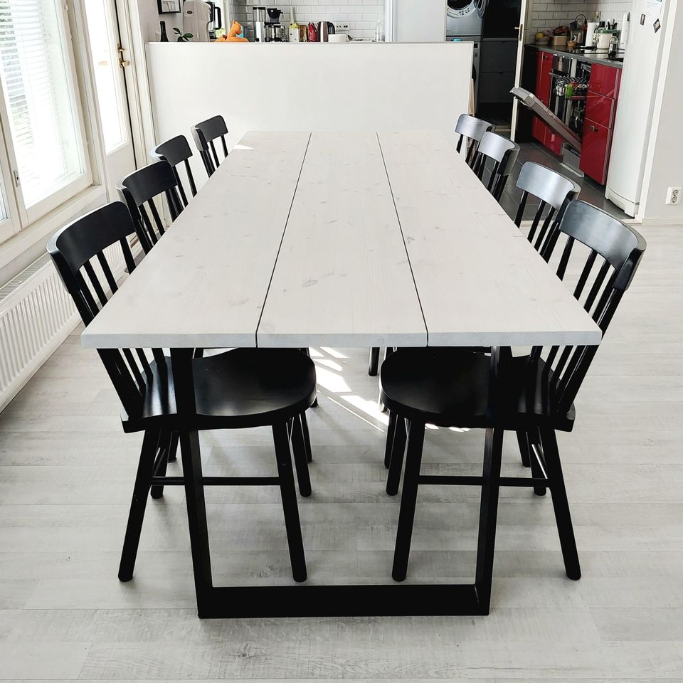 Lankkupöytä / Ruokapöytä 200x90cm + kotiinkuljetus