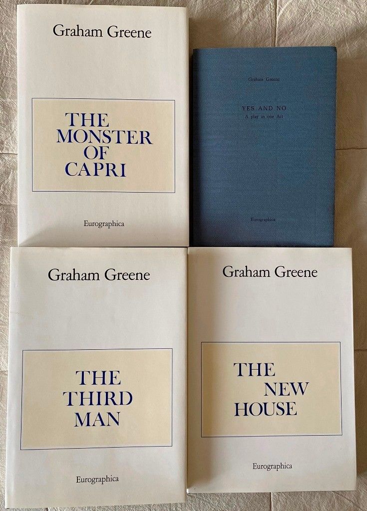 Harvinaisia kirjoja / Graham Greene / Signeerattuja!!!!