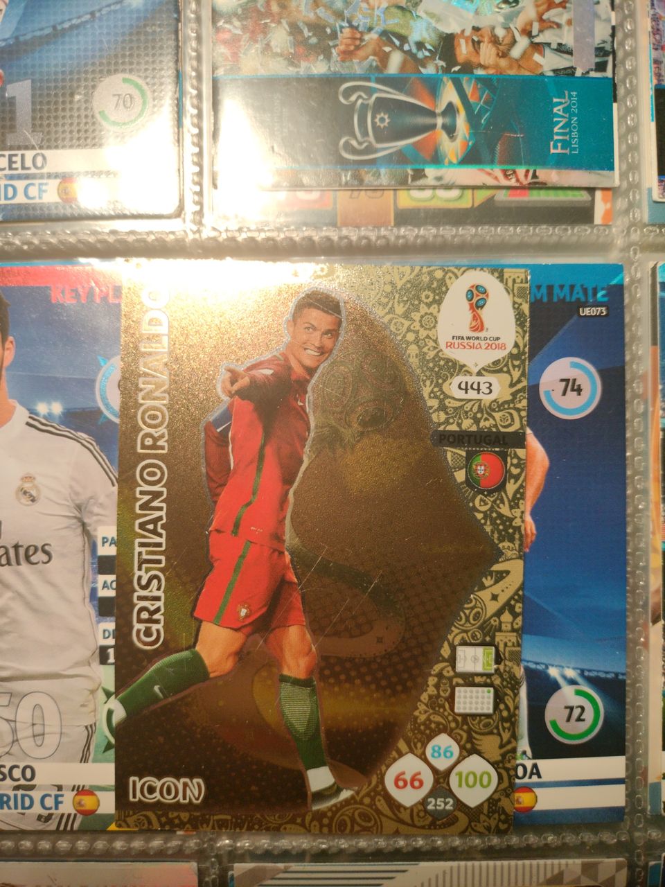 Christiano Ronaldo Icon keräilykortti
