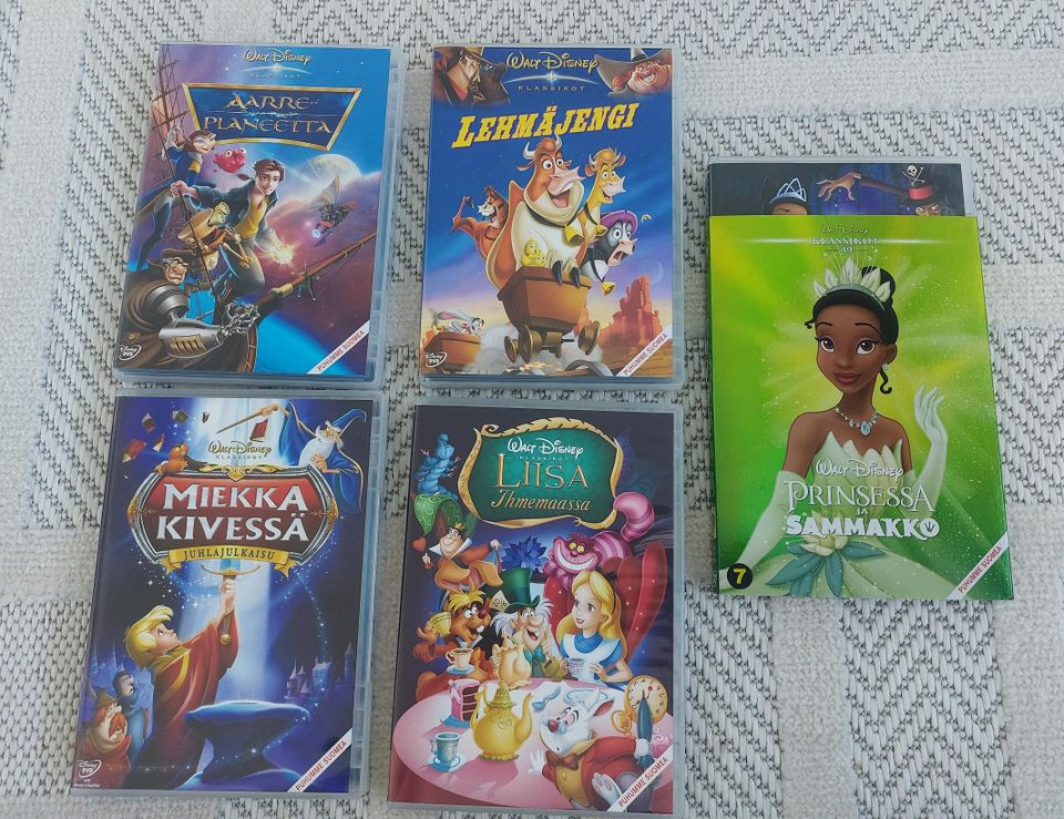 Disney DVD-elokuvia
