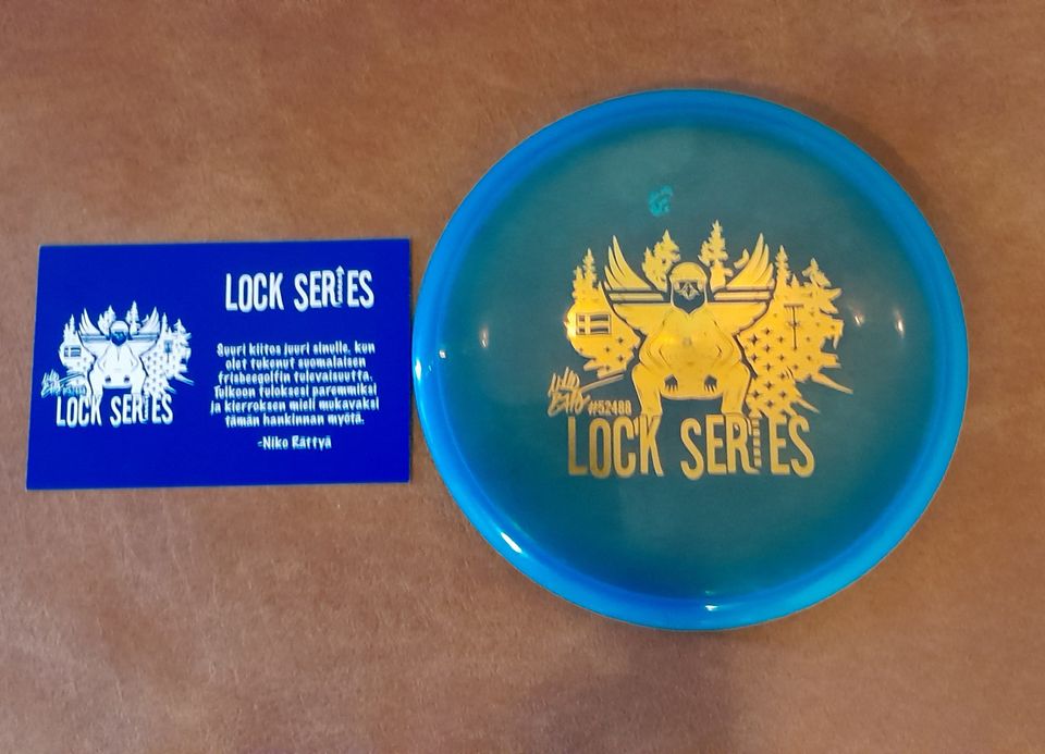 Frisbeegolfkiekko " Lock Series"
