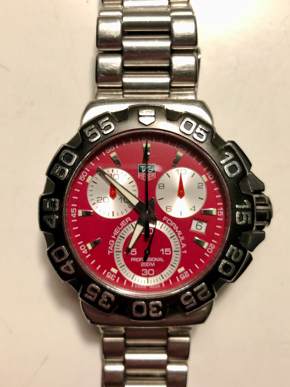 TAG Heuer Formula 1 Quartz CAH1112 CHRONOGRAPH RED