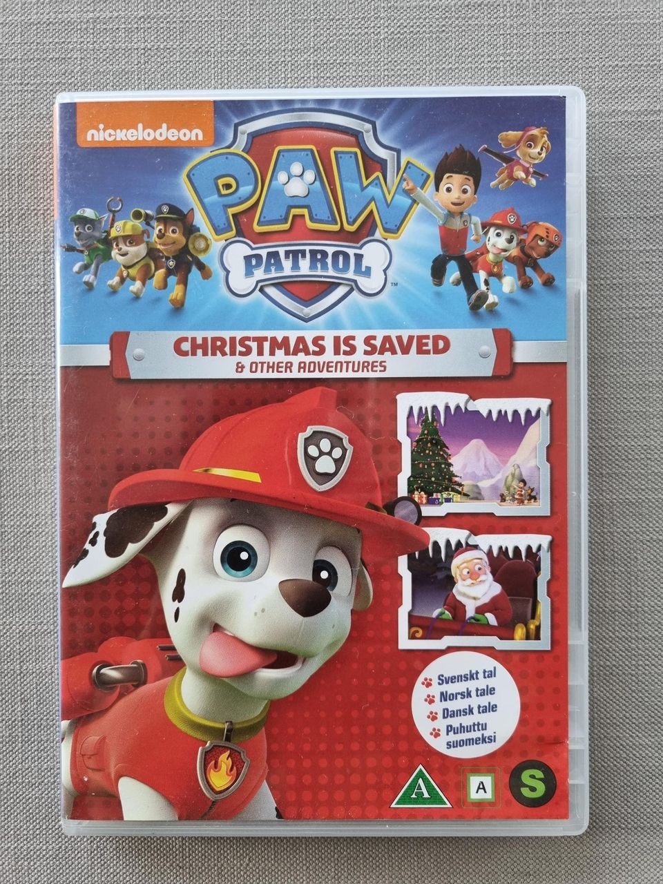 DVD Paw Patrol Joulu on pelastettu