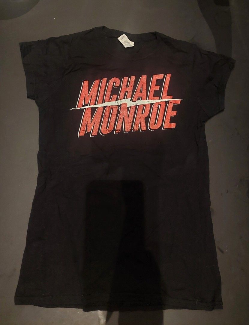 Michael Monroe glitter T-paita