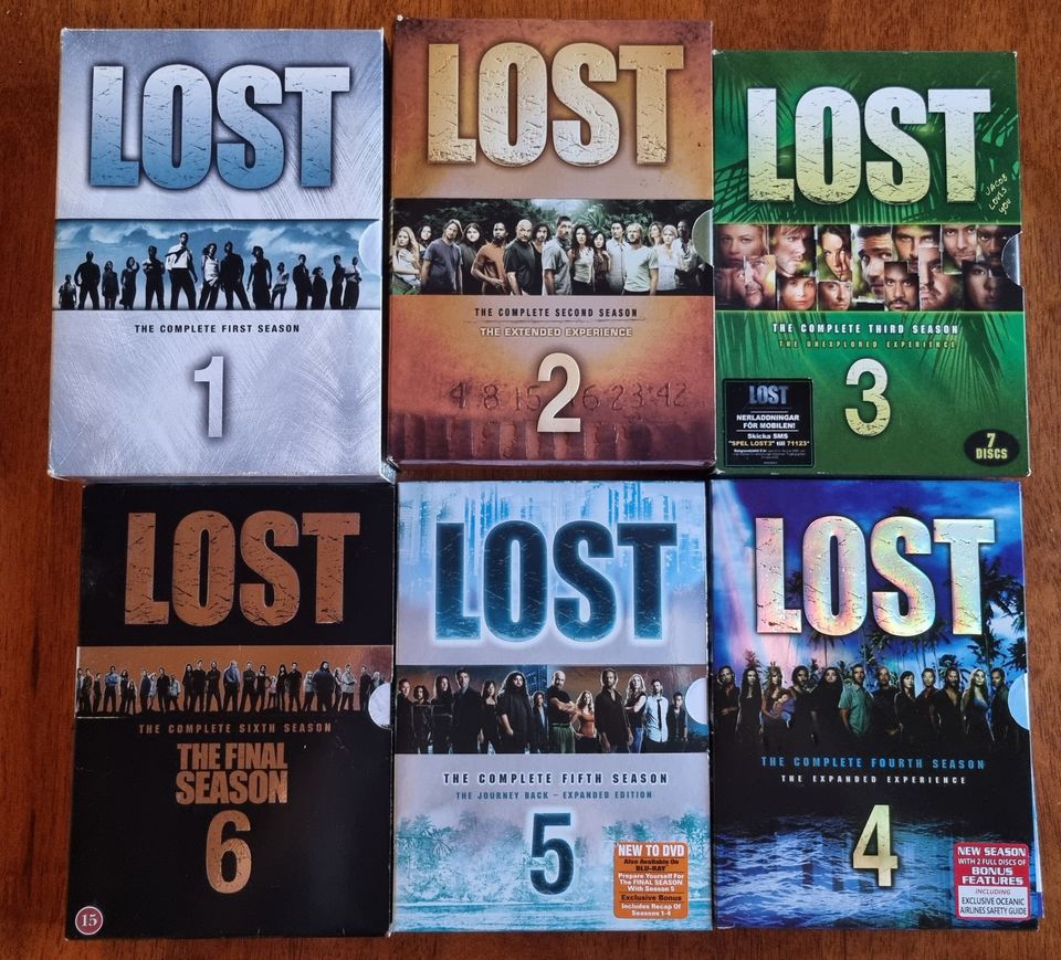 DVD : Lost kaudet 1-6