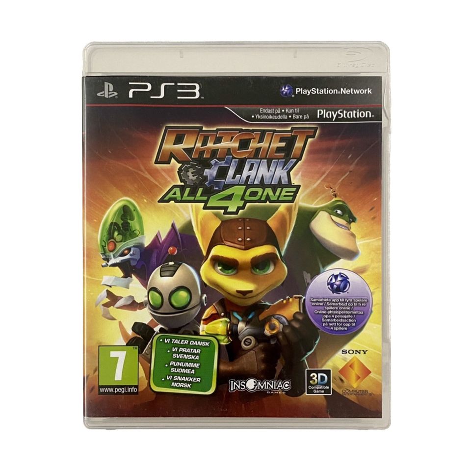 ⭐️🎮 Ratchet Clank All 4 One - PS3 💥+löytyy paljon muita pelejä