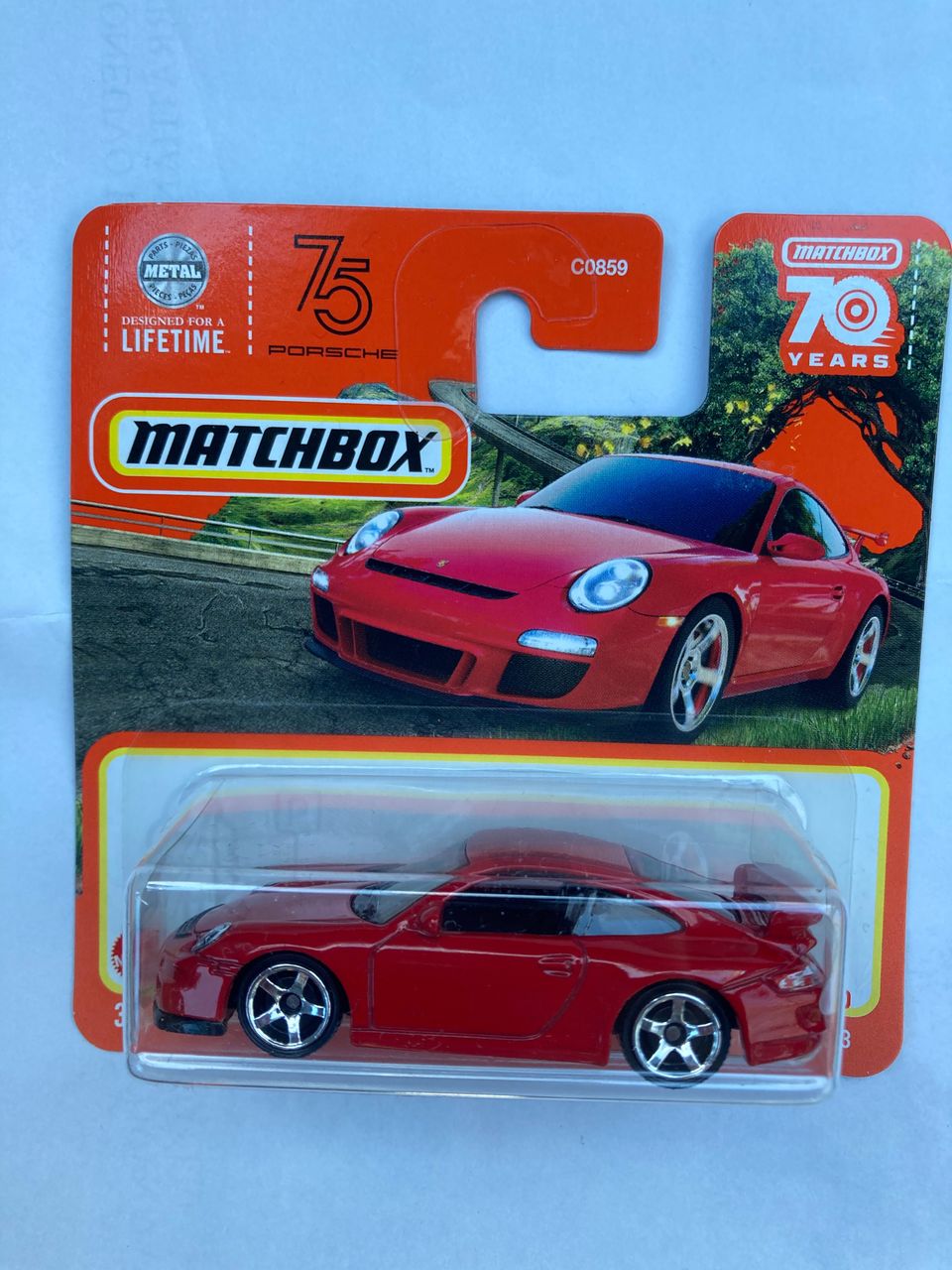 Matchbox Porsche 911 GT3 -pikkuauto