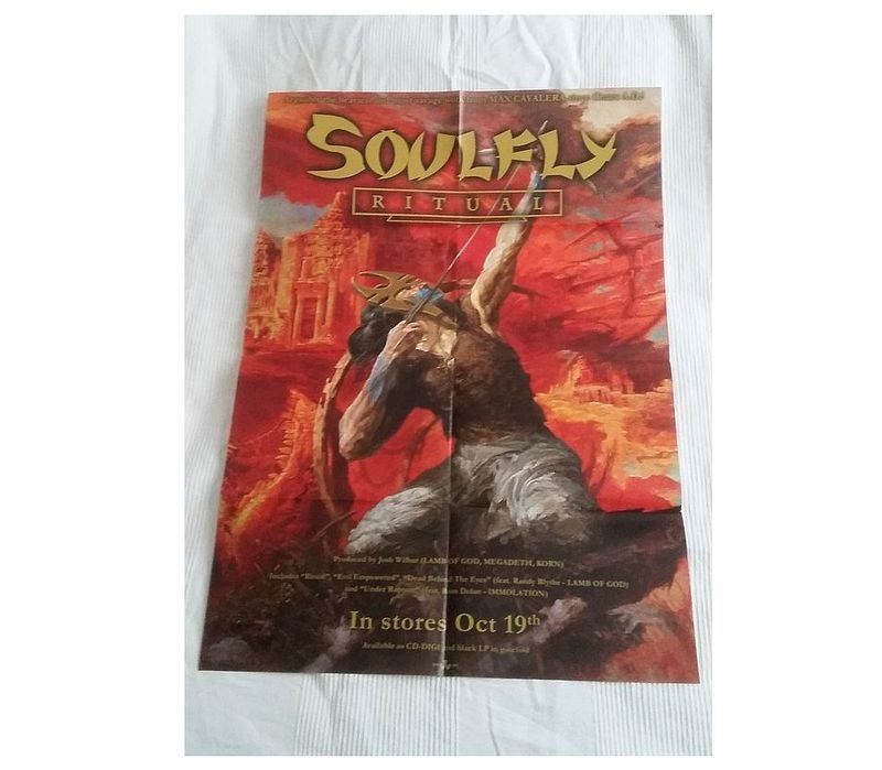 Uusi Soulfly promo juliste Ritual, metal