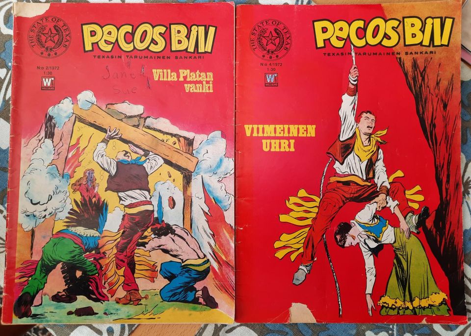 Pecos Bill sarjakuvalehdet