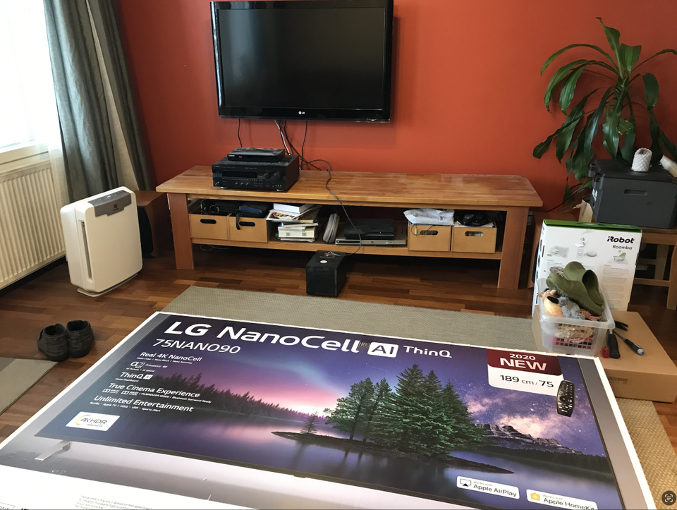 LG 75" NANO90 NanoCell TV 75NANO906 4K ja Sonos Beam -soundbar