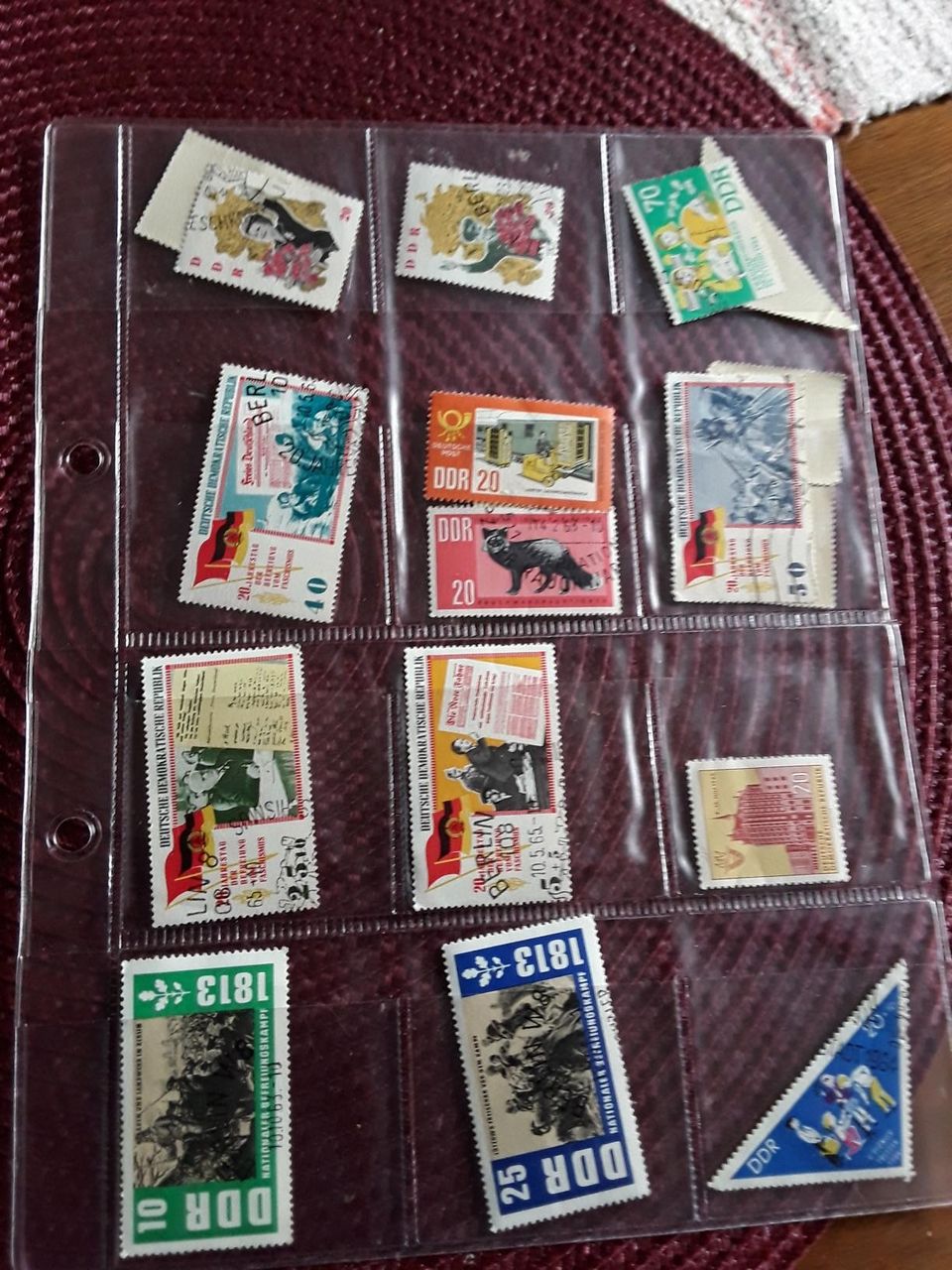 DDR postimerkkejä