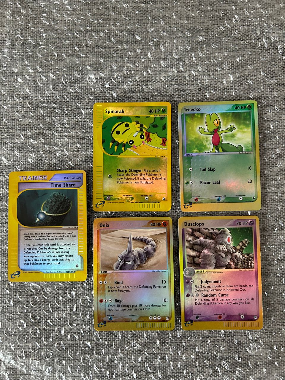 Pokemon kortteja 2002-2003 Reverse Holo