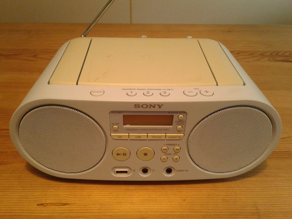 Sony ZS-PS50 radio/CD/MP3/USB