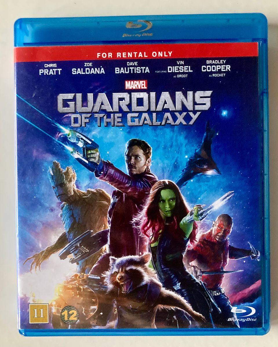 Guardians of the Galaxy blu-ray