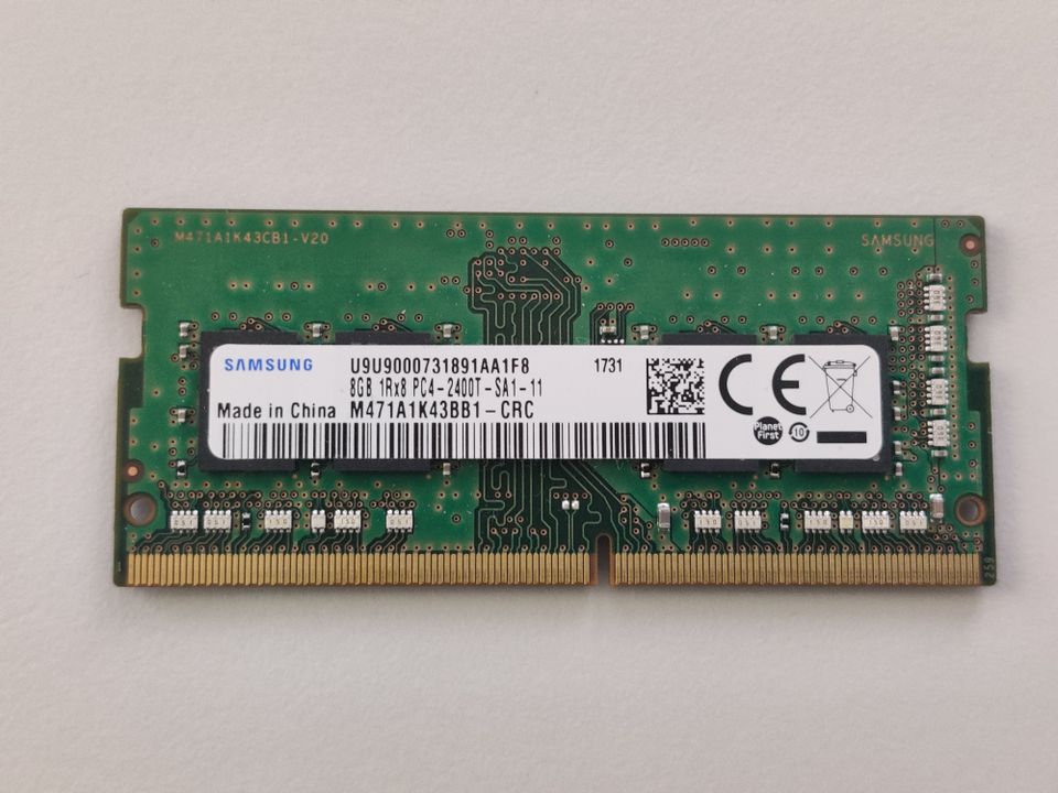 SODIMM DDR4 8GB 2400MHz Samsung RAM