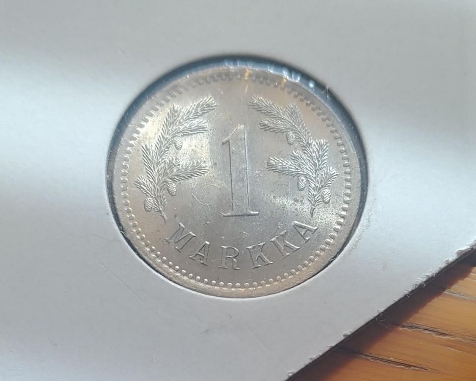 1 markka v.1921, ns. hevosmarkka/hevosmiehen markka
